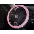 thumbnail image 1 of Cubiertas de cuero para volante de coche, cubiertas de volante de coche con diamantes de imitación de cristal, protectores, accesorios interiores para mujeres y niñas, 1 of 3