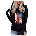 thumbnail image 2 of Womens 2026 Spring Going Out Tops Long Sleeve Usa Flag Print Basic Y2K T Shirts Loose Fit Summer Casual Fashion Blouses Henley Neck Spring, 2 of 4