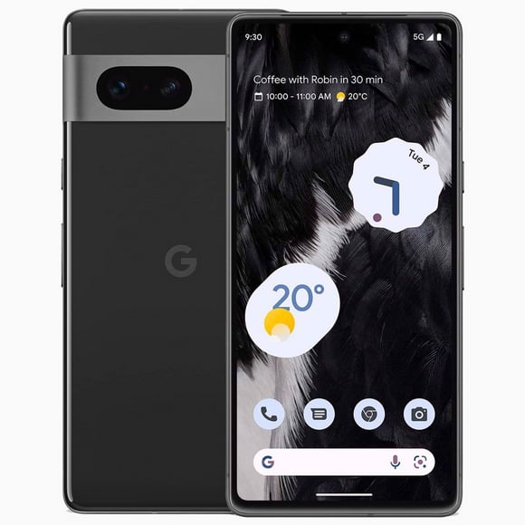 Marque Nouveau-Google Pixel 7 128GB ROM + 8GB Bélier Débloqué 5G Smartphone (Obsidienne)