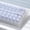 White Side Printed, variant on Transparent Keycaps, PC MDA Profile, 115 Custom Set for Cherry MX Mechanical Gaming Keyboards, RGB Compatible ( Side Printed)