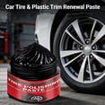 thumbnail image 7 of Car Tire & Plastic Trim Renewal Paste – Restores Deep Black Shine, Non-Greasy Gel, Prevents Cracking, Easy Sponge Application for Cars, Trucks, Motorcycles (3Pcs), 7 of 7