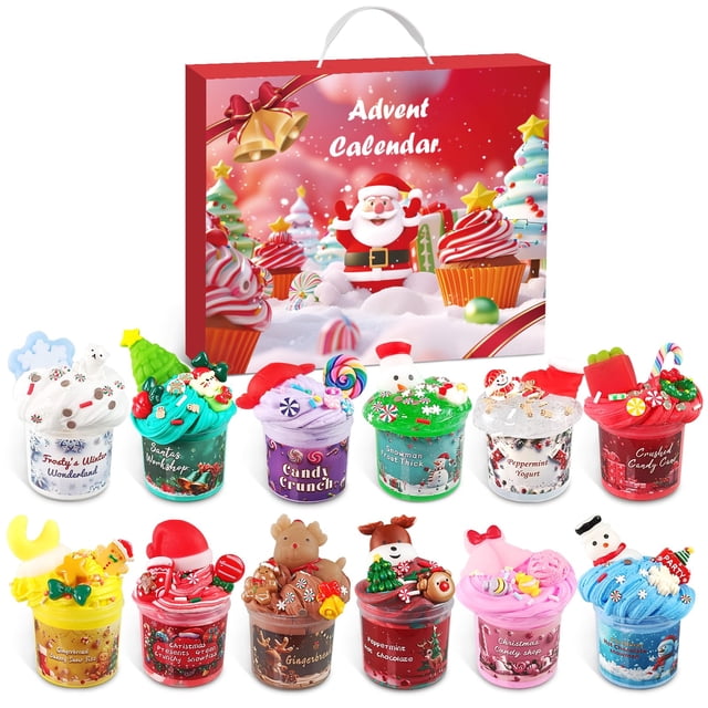 Calendario de Adviento Christmas Slime Gearain 2024 con 24 sorpresas