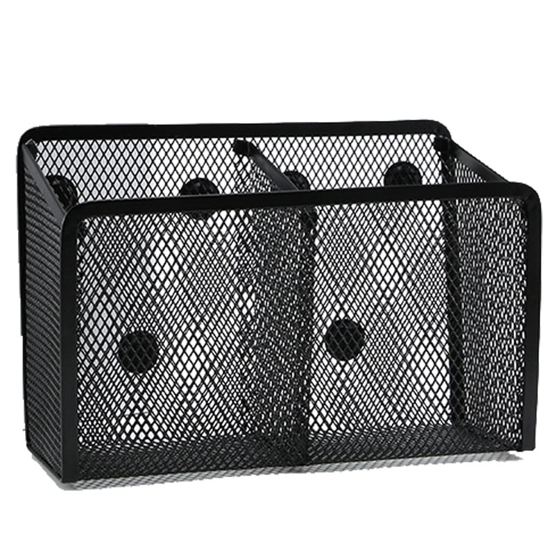 Pen Holder 2 Spacious Compartment Storage Basket