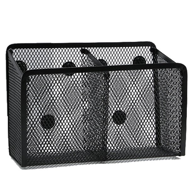 Pen Holder 2 Spacious Compartment Storage Basket Storage Box Super