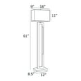 thumbnail image 3 of Lite Source Ls-83658 Darrello 61" Tall Led Accent Floor Lamp - Gold, 3 of 5