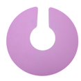 thumbnail image 1 of Cape de coiffure imperméable en silicone pour salon de coiffure, châle rond, violet, 1 of 4