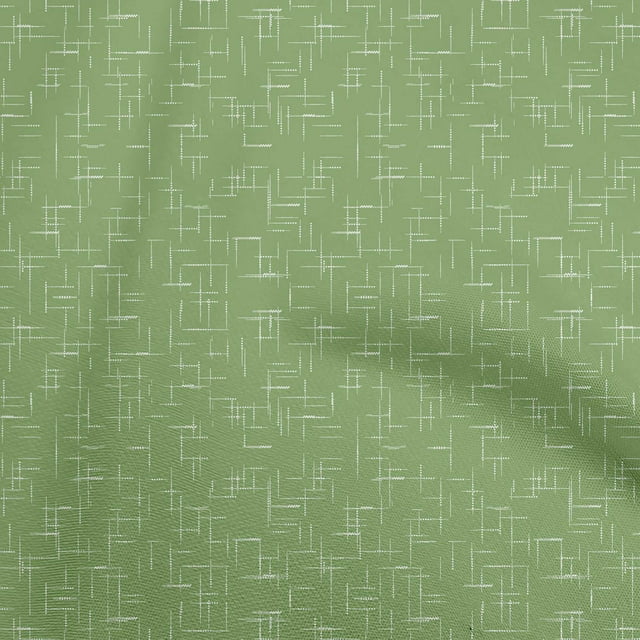 oneOone Viscose Chiffon Pear Green Fabric Abstract Sewing Material Print Fabric By The Yard 42 Inch Wide