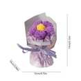 thumbnail image 3 of Wzzjkit Crochet Flower Bouquet Knitted Flower, 3 of 6