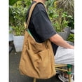 thumbnail image 3 of Bolso bandolera Hobo de lona NATINSA Brown, 3 of 6