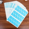 thumbnail image 4 of 10Pcs Durable A4 Self-adhesive Sticker Creative Identification Tags (Blue), 4 of 8