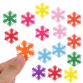 thumbnail image 5 of Snowflake Ornament500 Pcs Snowflakes Confetti Snowflake Decoration Decorative Accessory High Capacity, 5 of 5