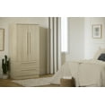 thumbnail image 3 of South Shore Acapella Wardrobe Armoire with Doors and Drawers, in Bleached Oak, 3 of 13