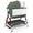 Forest Green, variant on 4 in 1 Baby Bassinet Bedside Sleeper W/ Wheels,Storage Basket,Adjustable 7 Heights,Mosquito Net,Matress,Breathable Mesh Crib for Infants Toddler,Black