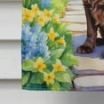 thumbnail image 4 of Cocker Spaniel Spring Path House Flag, 4 of 5