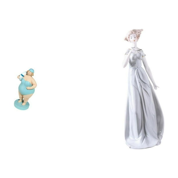 Figura de mujer en traje de baño,Figura decorativa de mesa de una mujer en traje de baño,Figura de escritorio,Estatua de niña linda para escritorio,adorno nórdico moderno,Figura de niña en