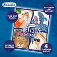 thumbnail image 4 of Crayola Artist Series Coloring Book, Vol 1, 40 Adult Coloring Pages, Creative Gifts for Teens & Adults, 4 of 8