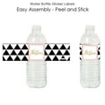 thumbnail image 2 of Big Dot of Happiness Chic 13th Birthday - Pink, Black and Gold - Birthday Party Water Bottle Sticker Labels - Set of 20, 2 of 5