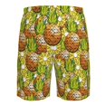 thumbnail image 6 of Kdxio Tropical Summer Fruit Pattern Mens Casual Shorts - Drawstring Summer Beach Sports Shorts for Men, 6 of 9