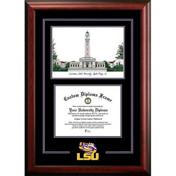 LSU Tigers 8.5" x 11" Spirit Graduate Diploma Frame