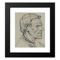 thumbnail image 2 of Richard Nicolaüs Roland Holst 20x23 Black Modern Framed Museum Art Print Titled - Kop of a Man, from Opzij (1878 - 1938), 2 of 5