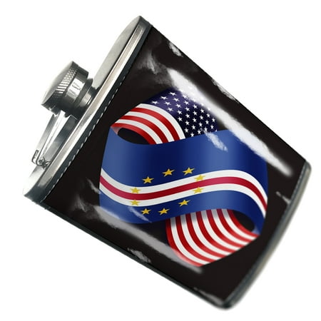 

NEONBLOND Flask Friendship Flags USA and Cape Verde