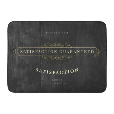 - GODPOK Crest Vintage for Luxury Restaurant Hotel Boutique Identity Royalty Heraldic with Flourishes Elegant Rug Doormat Bath Mat 23.6x15.7 inch