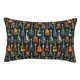 thumbnail image 1 of Fotbe Colorful Guitar Funda de Almohada Decorativa Estilo Occidental, Lujo en Algodón, Fundas para Almohadas King, Cojín Estampado para Decoración del Hogar-20"x30", 1 of 6