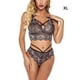 thumbnail image 1 of Ropa interior de encaje sexy para mujer Ropa interior de vendaje Ropa de dormir Ropa de dormir, Negro, XL Vogacara XX000088-13, 1 of 7