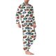 thumbnail image 2 of Balery Pirate Hats Pijama para Hombre de Dos Piezas con Manga Larga, Conjunto de Dormir y Descanso Suave con Bolsillos-Large, 2 of 7