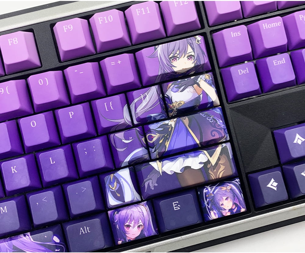 Glacier Genshin Impact PBT Dye-Sublimation Cherry Profile Full Keycaps Set