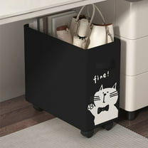 Foldable Laundry Hamper with Wheels - Portable Clothes Basket for Bedroom/Toy Storage | Space Saving Collapsible Organizer Bin with Handle