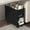 Black, variant on Rolling Laundry Basket 15.75 Inch - Multi Purpose Storage Hamper with Wheels, Toy Organizer, Collapsible Clothes Hamper, Bedroom Bathroom Organizer