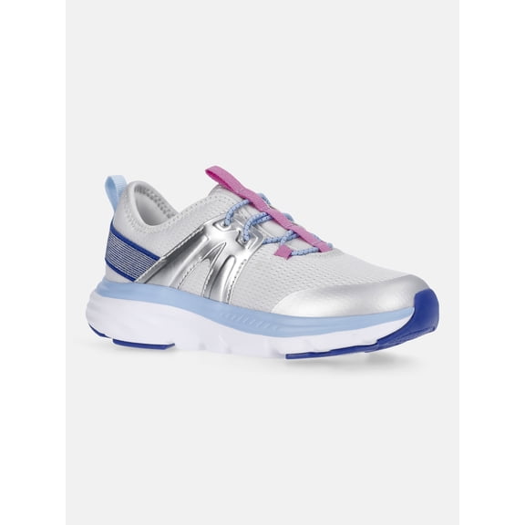 Athletic Works Girls Cage Knit Slip On Sneakers