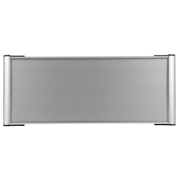 Blank Aluminum Door Sign Plate - Customizable Office Nameplate, DIY Door Plate for Home & Office