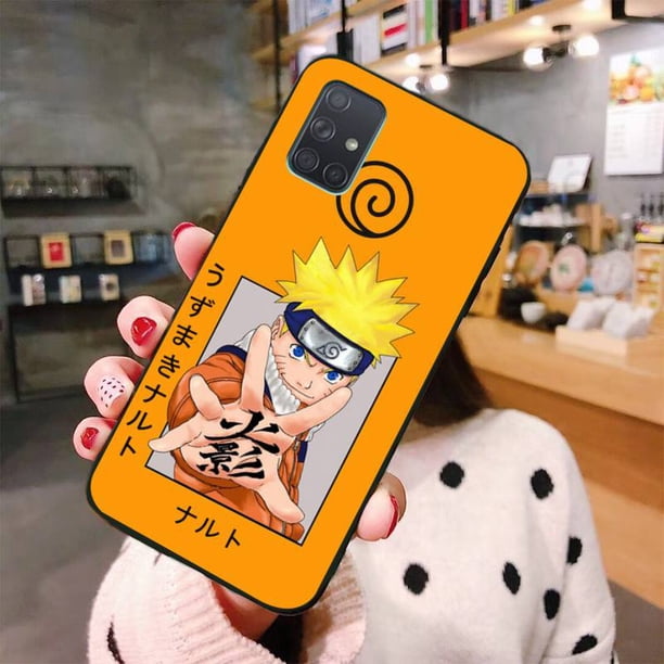 Bandai Uzumaki Naruto Phone Case For Samsung Galaxy A03S A52 A13 A53 A73 A72 A12 A31 A81 A30 A32 A50 A80 A71 A51 5GFor Galaxy A72 Gao Jinjia LED