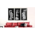 thumbnail image 2 of Tiptophomedecor Stretched Canvas Wall Art  - The Mystery Of Easter Island - Stretched & Framed Ready To Hang Art, 2 of 3