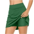 thumbnail image 2 of XuJwPNcy Tennis Skirts for Women Built-In Shorts High Waisted Gym Shorts with Linner for Athletic Skorts, 2 of 5