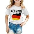 thumbnail image 4 of Otqutp Toddler Short Tops German Kids T Shirt Soccer Girls T Shirt Summer Casual Top Fashion Printed Shirt Sports Casual T Shirt, 4 of 4