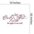 thumbnail image 4 of Religious Wall Decals for Family Living Room - Religious Life Motivation Religious DIY & Creativity Boy Girl Bedroom Wall Sticker - Size: 10 In x 5 In, 4 of 5