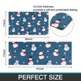 thumbnail image 7 of Blue Christmas Snowman Pattern Kitchen Rugs Sets Of 2,Anti Fatigue Kitchen Mat Rugs Non Slip Washable,Decorative Kitchen Floor Mats for Kitchen,Sink,Laundry,17"x30"+17"x47", 7 of 7