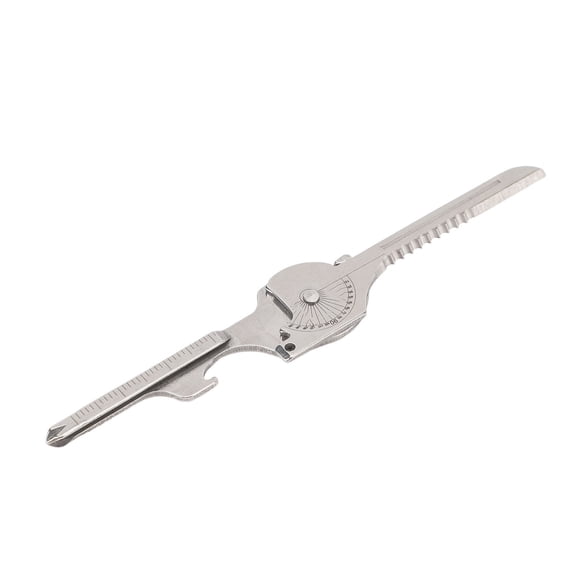 Keychain Multitool, Easy Cleaning Stainless Steel Screwdriver 8 in 1 Pocket Multitool for Emergency for Travel