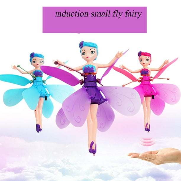 Flying Angel Dolls Princess Induction Control Flying Dolls Control Flying Toys For Children Girl Creative drone -