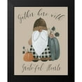 thumbnail image 2 of Finn, Livi 20x24 Black Modern Framed Museum Art Print Titled - Harvest Gnomes Grateful Hearts, 2 of 5