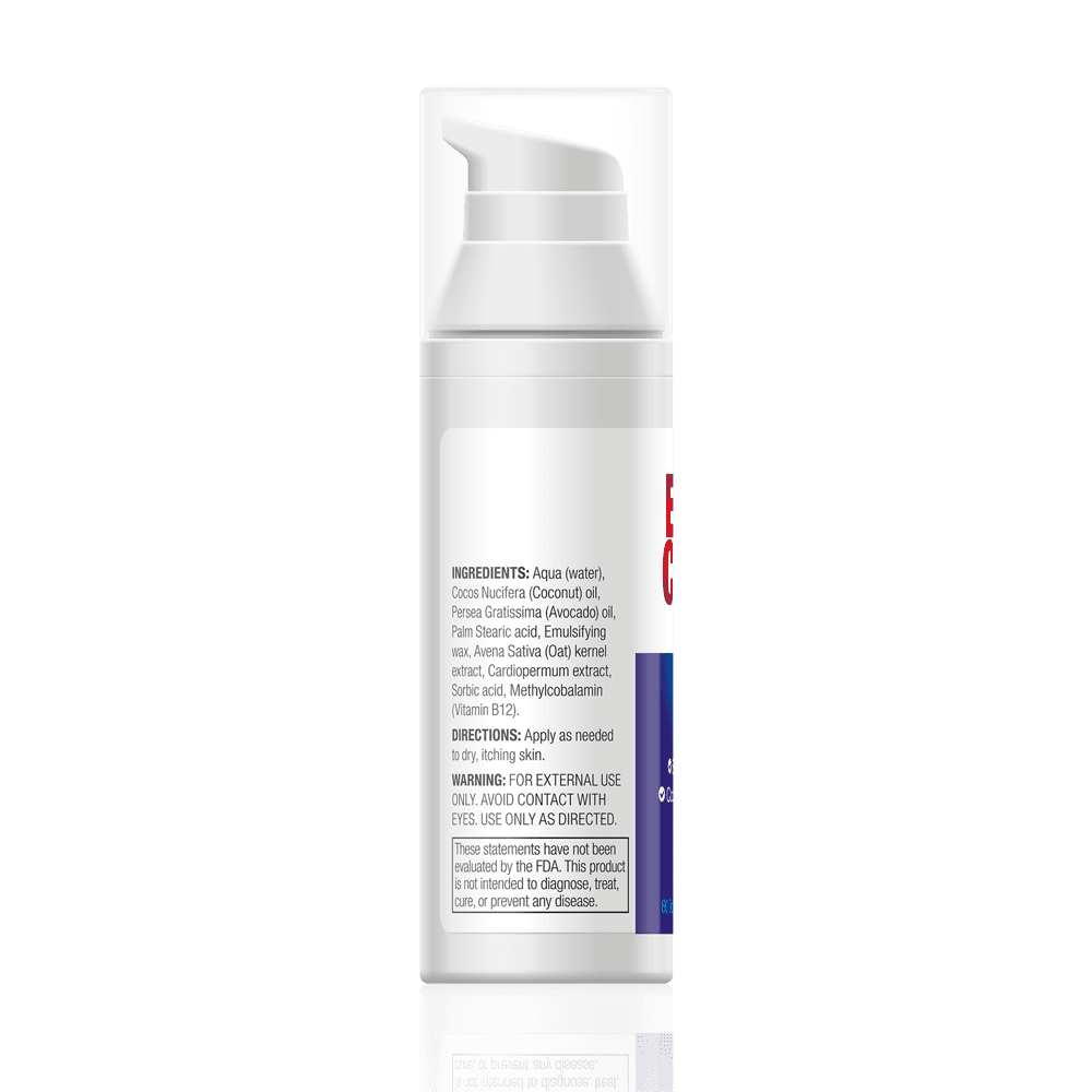 Vita Sciences Exuda, Moisturizing Cream to Support Dry, Sensitive, Eczema-Prone Skin, Unscented, 1.7 oz