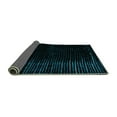 thumbnail image 2 of Ahgly Company Indoor Rectangle Abstract Turquoise Blue Modern Area Rugs, 8' x 12', 2 of 4