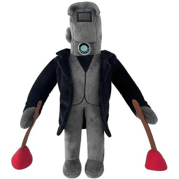 Jetpack Black Cameraman 11.8 inch Plush Doll Funny Stuffed Anime Game Plush Figure Toys Gift for Fans Aldults Birthday Gifts Christmas gift for Friends Kids Adult