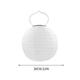 thumbnail image 4 of 12 Inch Waterproof Solar Powered Lanterns Chinese Lantern LED Lamp Outdoor Decoration Balls Light Solar Lantern Party Decoration, 4 of 27