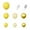 As shown, variant on Yellow Gold Arch Garland Set 143pcs Macaron Yellow Balloons For Birthday Anniversary New Year Baby Baptism Wedding Graduation