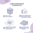 thumbnail image 4 of Almohada de cuña para Cama | Diseño Antillagas | Elevación de Pierna, Soporte de Espalda, antirreflujo y antirronquidos (A. Rey), 4 of 6