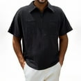 thumbnail image 2 of Men's Plus - Size Loose Fit Pullover Shirt - Collared, Lightweight, Suitable for Work & Casual, Durable, Nylon/Spandex, Multiple Sizes, 2 of 6